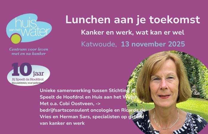 Lunchen aan je toekomst, unieke samenwerking met Huis aan het Water